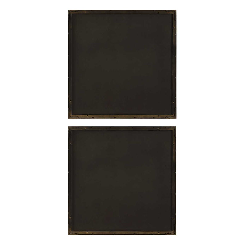 Uttermost Golden Terrain Wooden Wall Decor Set/2