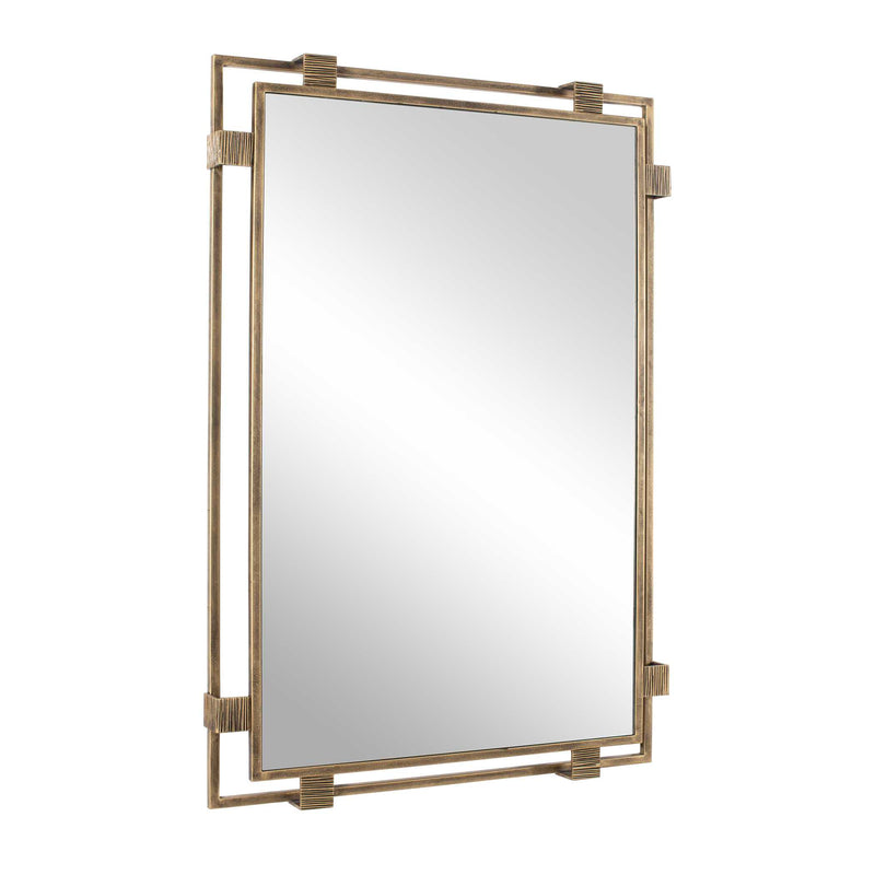 Uttermost Elsher Vintage Gold Mirror
