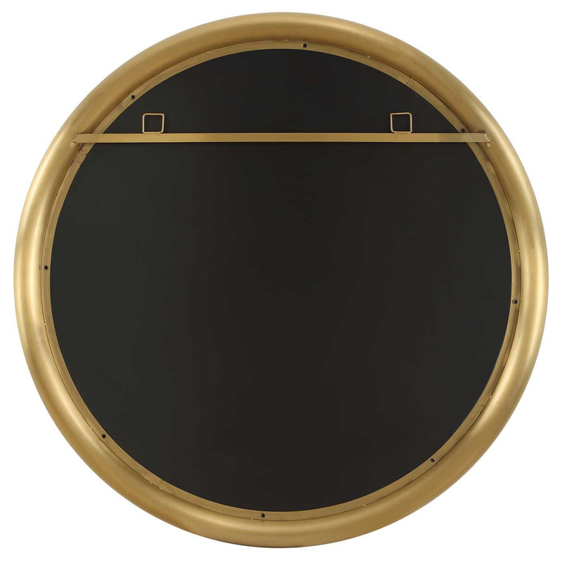 Uttermost Atkinson Modern Brass Round Mirror
