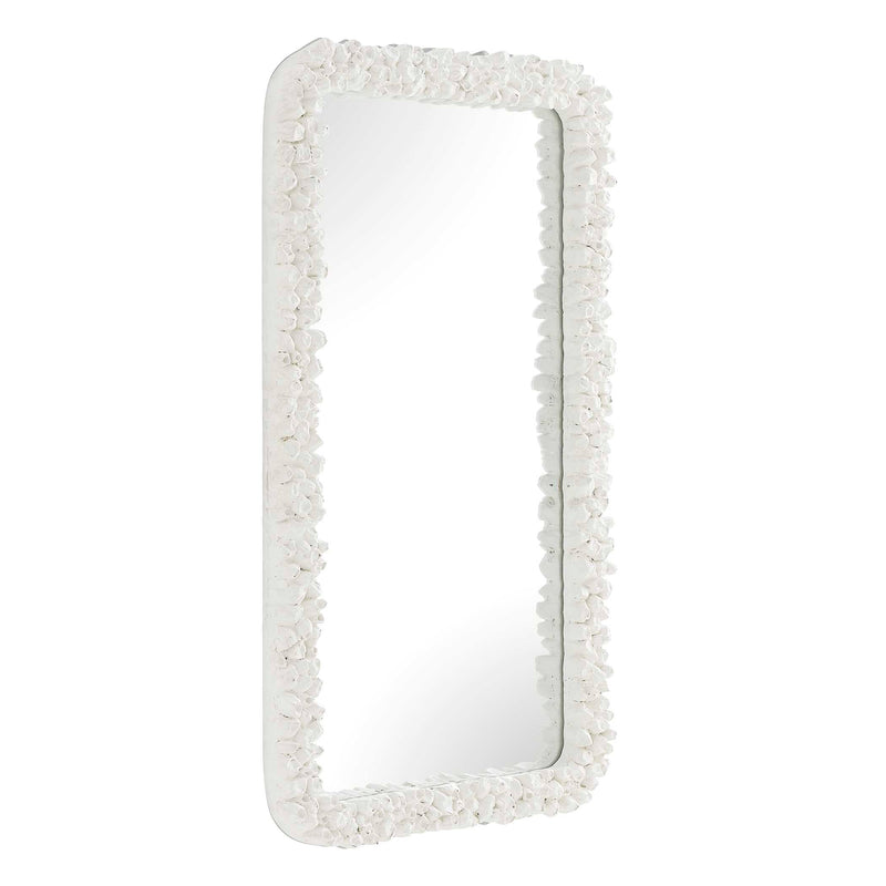 Uttermost Barnacle Rectangular White Mirror