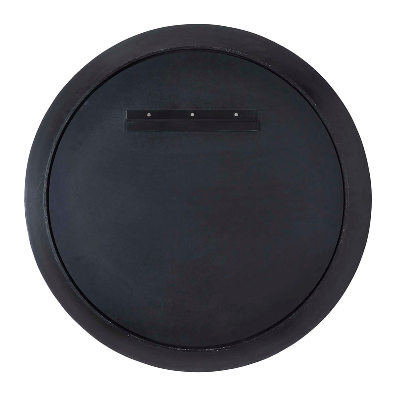 Uttermost Montgomery Round Black Mirror