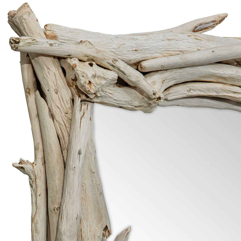 Uttermost Rooted Reflection Bleached Teak Mirror