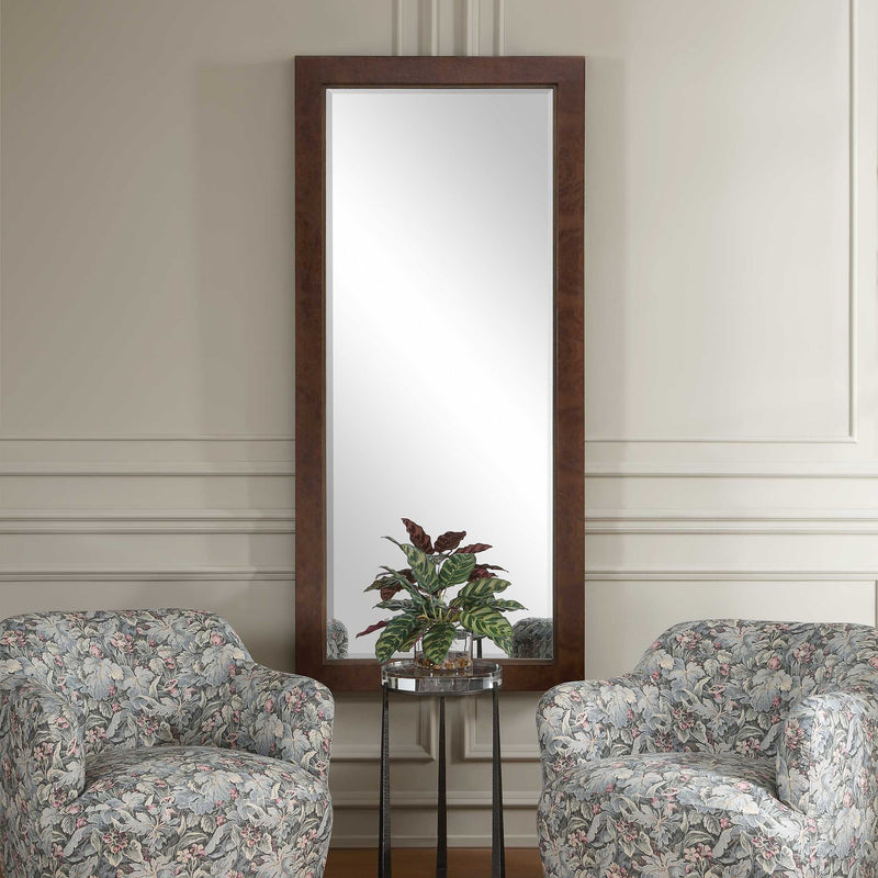 Uttermost Durant Tall Wood Mirror