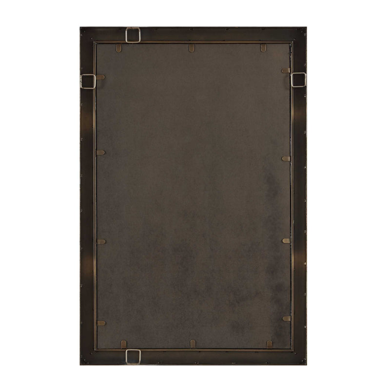 Uttermost Pave Rectangular Travertine Mirror