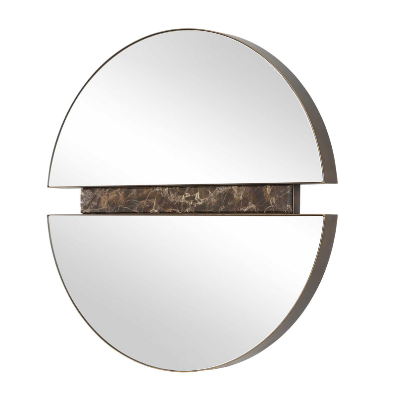 Uttermost Hanover Divided Round Mirror