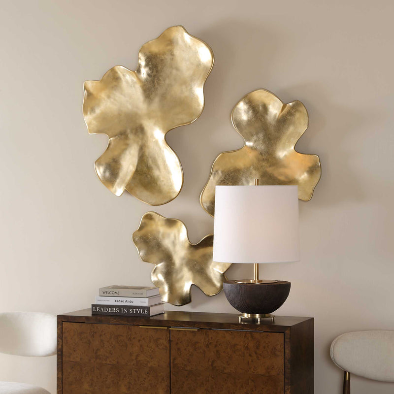 Uttermost Lumina Gold Wall Decor, S/3