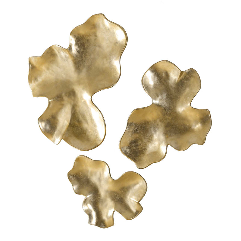 Uttermost Lumina Gold Wall Decor, S/3