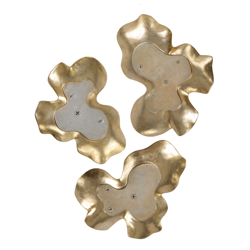 Uttermost Lumina Gold Wall Decor, S/3
