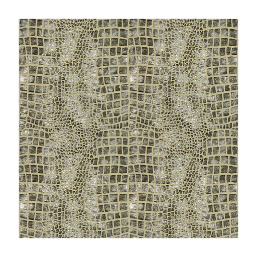 KRAVET COUTURE - MOCK CROC- GARGOYLE - Fabric by the Yard GARGOYLE
