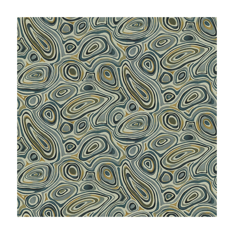KRAVET COUTURE - MUCCI- INDIGO - Fabric by the Yard INDIGO