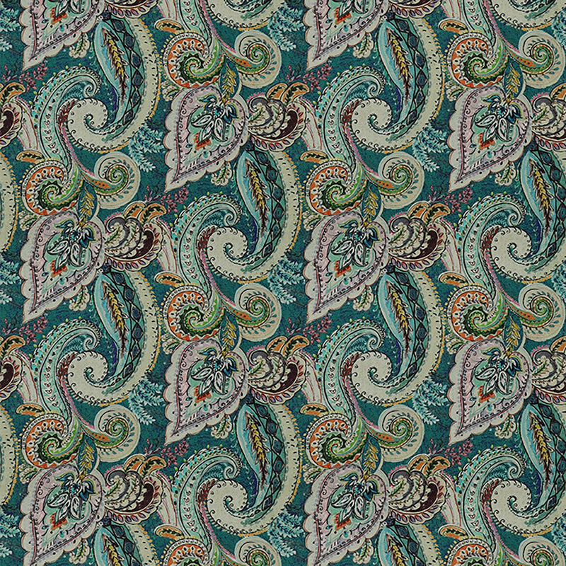 RM Coco - Majorca Paisley - Fabric by the Yard - Samples Available Upon Request