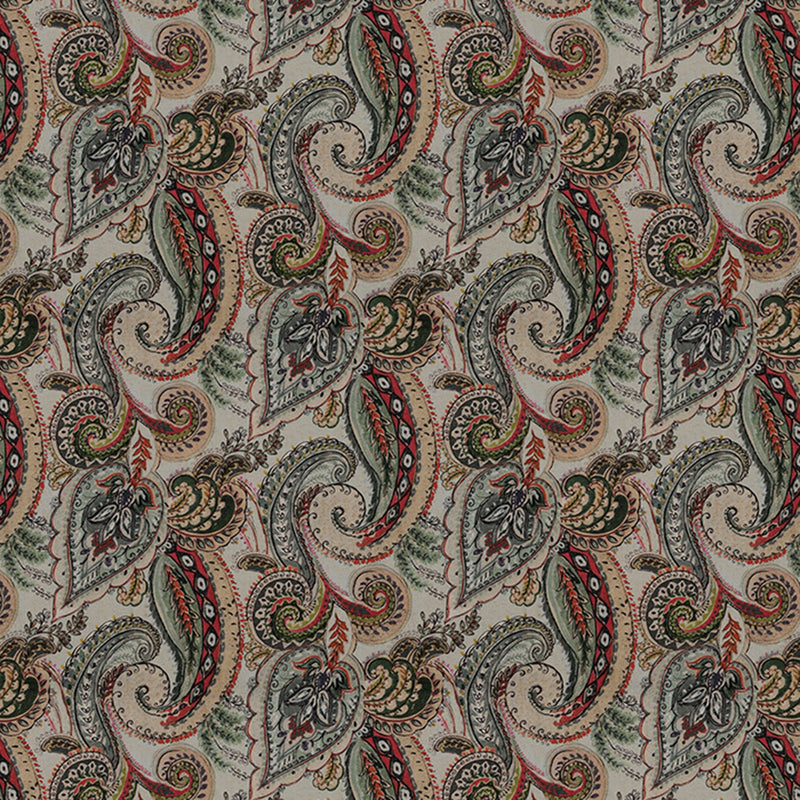 RM Coco - Majorca Paisley - Fabric by the Yard - Samples Available Upon Request