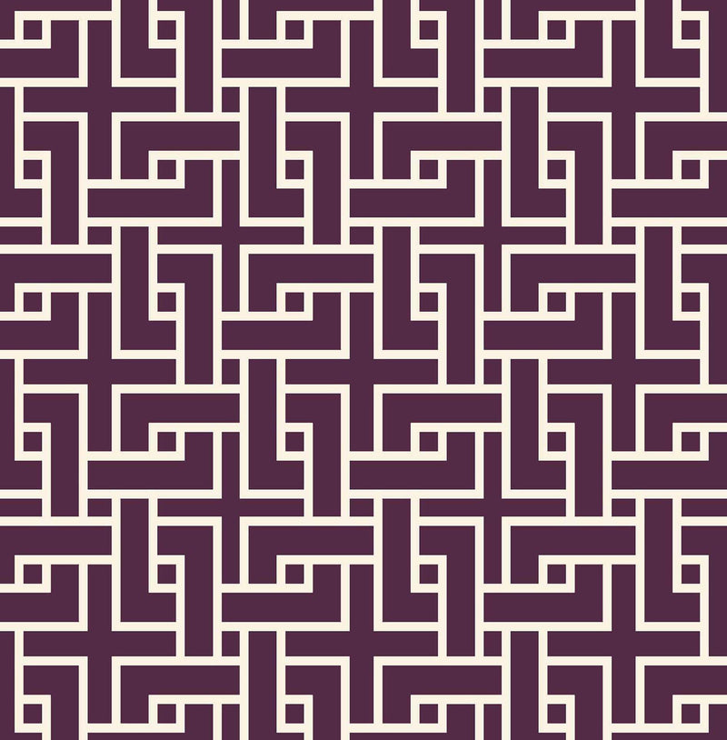 RM Coco - Manchurian Fret - Fabric by the Yard - Samples Available Upon Request