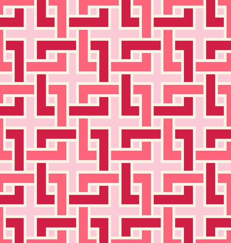 RM Coco - Manchurian Fret - Fabric by the Yard - Samples Available Upon Request