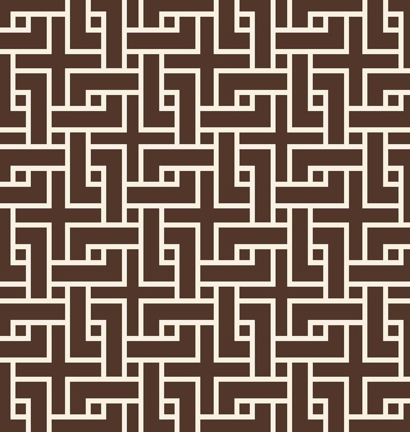 RM Coco - Manchurian Fret - Fabric by the Yard - Samples Available Upon Request