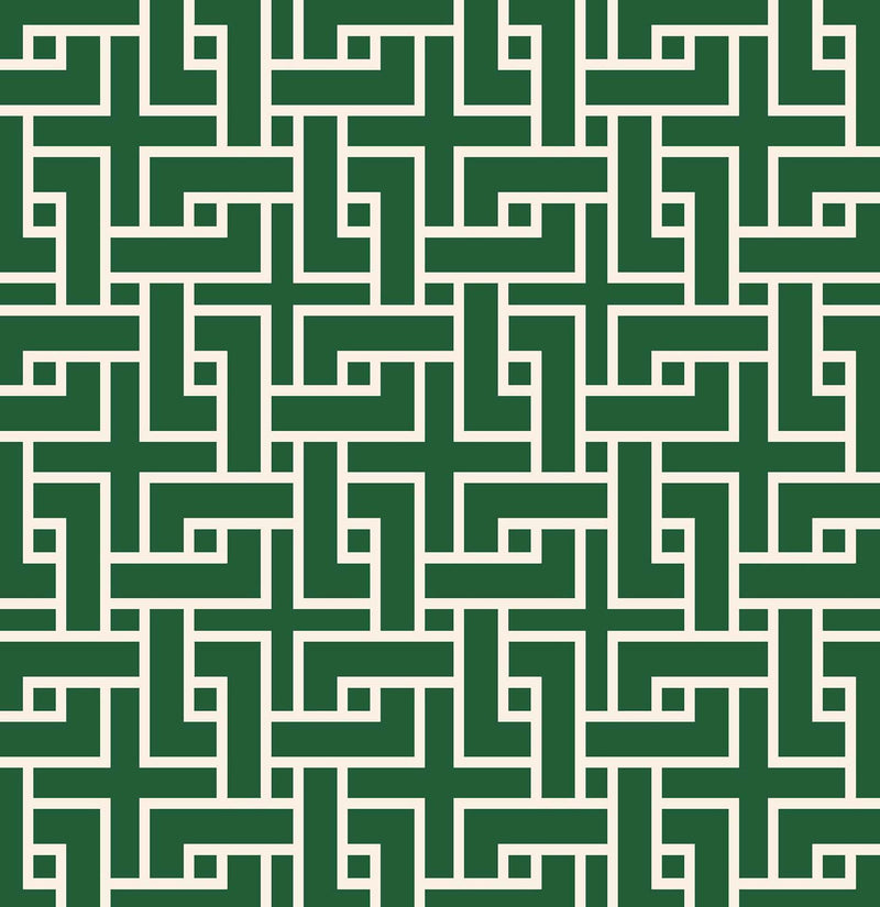 RM Coco - Manchurian Fret - Fabric by the Yard - Samples Available Upon Request