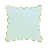 Laura Park - 18 x18 Scalloped Pillows  - Blue and Green