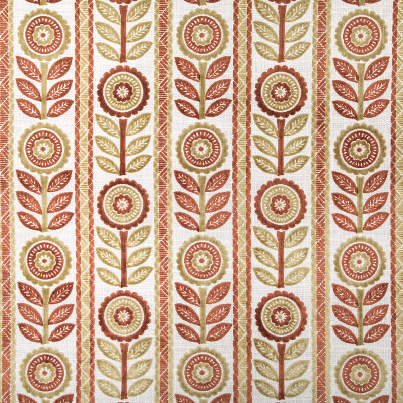 Martina - Persimmon - 29 Park - Fabric by the Yard