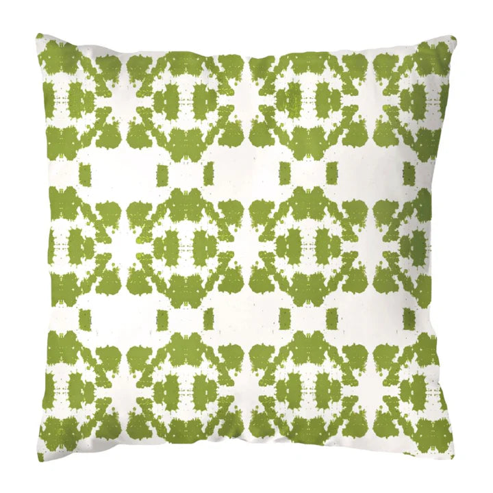 Laura Park - 22x22 Outdoor Pillows - Mosaic Green