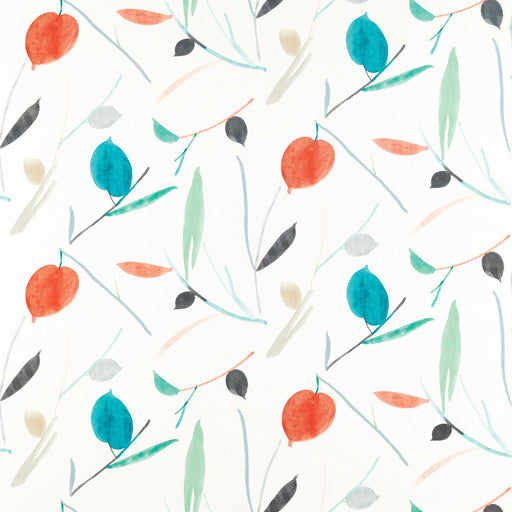 SCION - OXALIS- PIMENTO/MARINE - Fabric by the Yard PIMENTO/MARINE