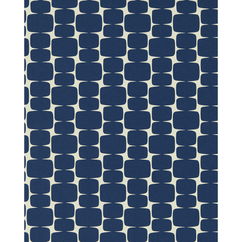 SCION - LITTLE LOHKO- INDIGO/JASMINE - Wallcovering by the Roll INDIGO/JASMINE