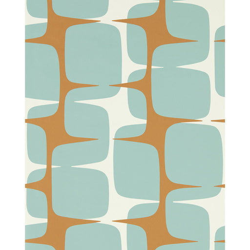 SCION - GOING LOHKO- SKY/AUBURN - Wallcovering by the Roll SKY/AUBURN