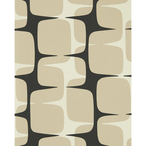 SCION - GOING LOHKO- POWDER/LIQUORICE - Wallcovering by the Roll POWDER/LIQUORICE
