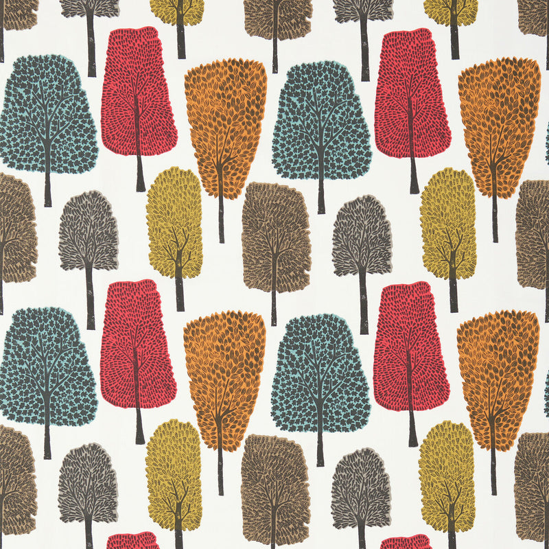 SCION - CEDAR- TANGERINE/SULPHUR/CHILLI - Fabric by the Yard TANGERINE/SULPHUR/CHILLI