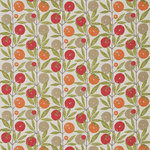 SCION - BLOMMA- TANGERINE/CHILLI/CITRUS - Fabric by the Yard TANGERINE/CHILLI/CITRUS