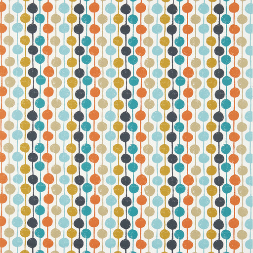 SCION - TAIMI- SULPHUR/TANGERINE/KINGFISHER - Fabric by the Yard SULPHUR/TANGERINE/KINGFISHER