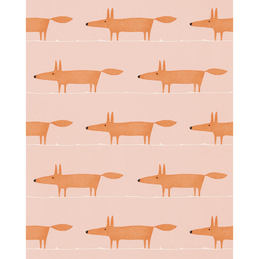 SCION - MIDI FOX WP- MILKSHAKE/ROSE - Wallcovering by the Roll MILKSHAKE/ROSE