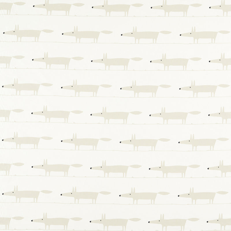 SCION - MIDI FOX- SNOW - Fabric by the Yard SNOW