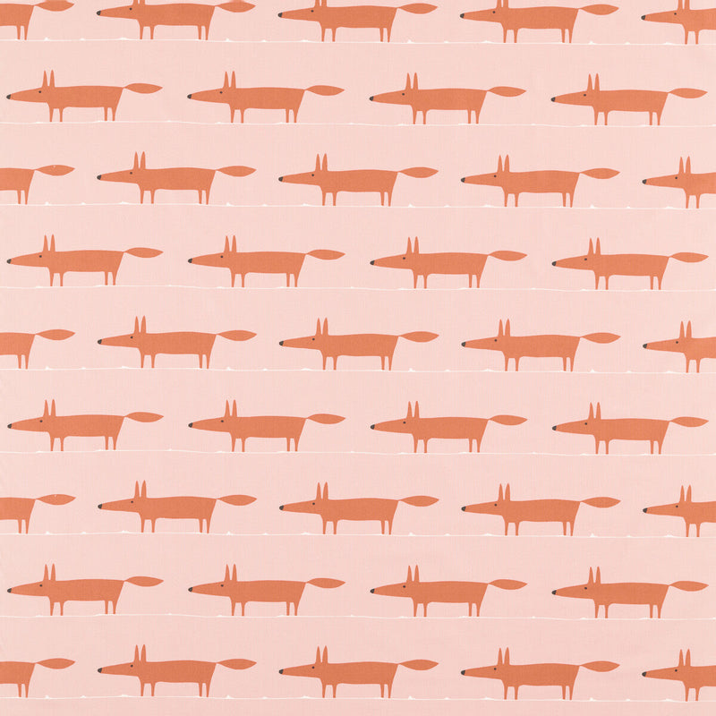 SCION - MIDI FOX- MILKSHAKE/ROSE - Fabric by the Yard MILKSHAKE/ROSE