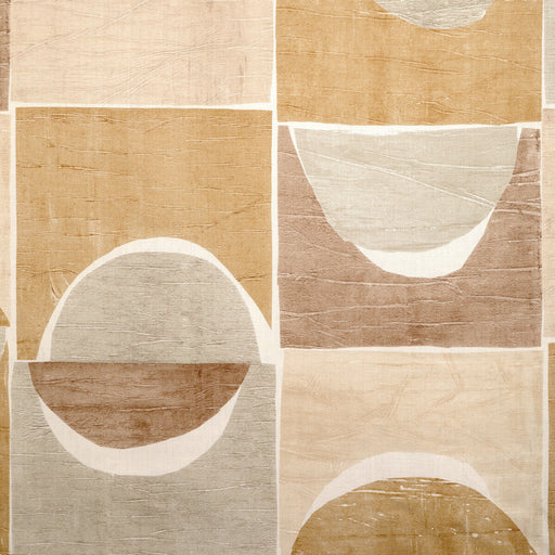 KRAVET COUTURE - NIKO PRINT- CAMEL - Fabric by the Yard CAMEL