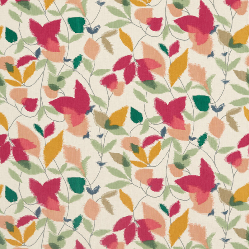 SCION - AKIRA- BERRY/OCHRE/PISTACHIO - Fabric by the Yard BERRY/OCHRE/PISTACHIO
