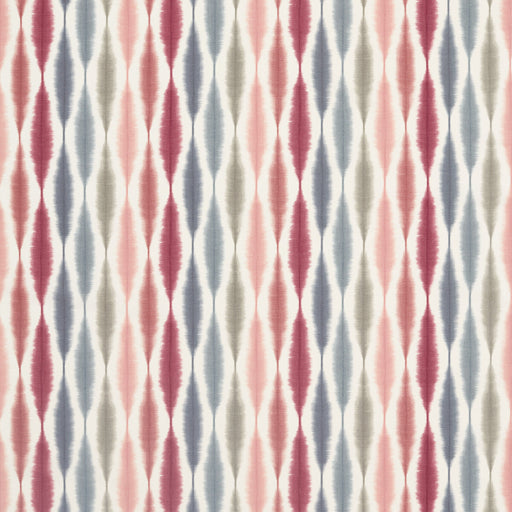 SCION - USUKO- CRANBERRY/ROSE/STEEL - Fabric by the Yard CRANBERRY/ROSE/STEEL