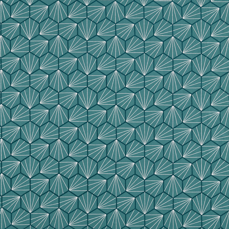 SCION - AIKYO- TEAL - Fabric by the Yard TEAL