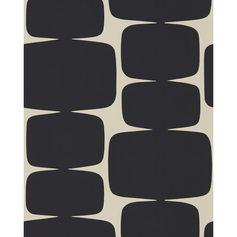 SCION - LOHKO WP- LIQUORICE - Wallcovering by the Roll LIQUORICE