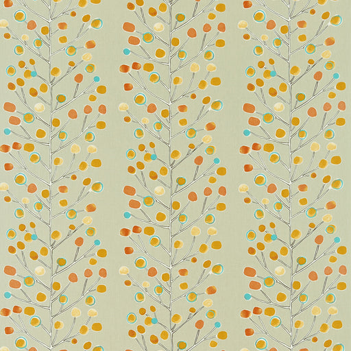 SCION - BERRY TREE- NEUTRAL/TANGERINE - Fabric by the Yard NEUTRAL/TANGERINE
