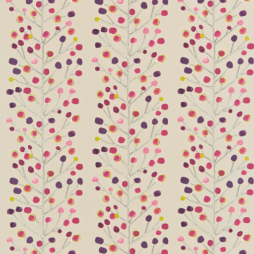 SCION - BERRY TREE- MINT/PLUM/BERRY - Fabric by the Yard MINT/PLUM/BERRY