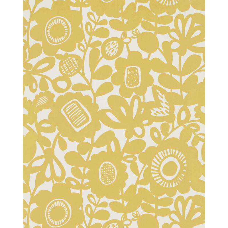 SCION - KUKKIA- SUNSHINE - Wallcovering by the Roll SUNSHINE