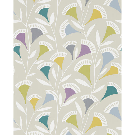 SCION - NOUKKU- FOXGLOVE/GRAPHITE/FOREST - Wallcovering by the Roll FOXGLOVE/GRAPHITE/FOREST