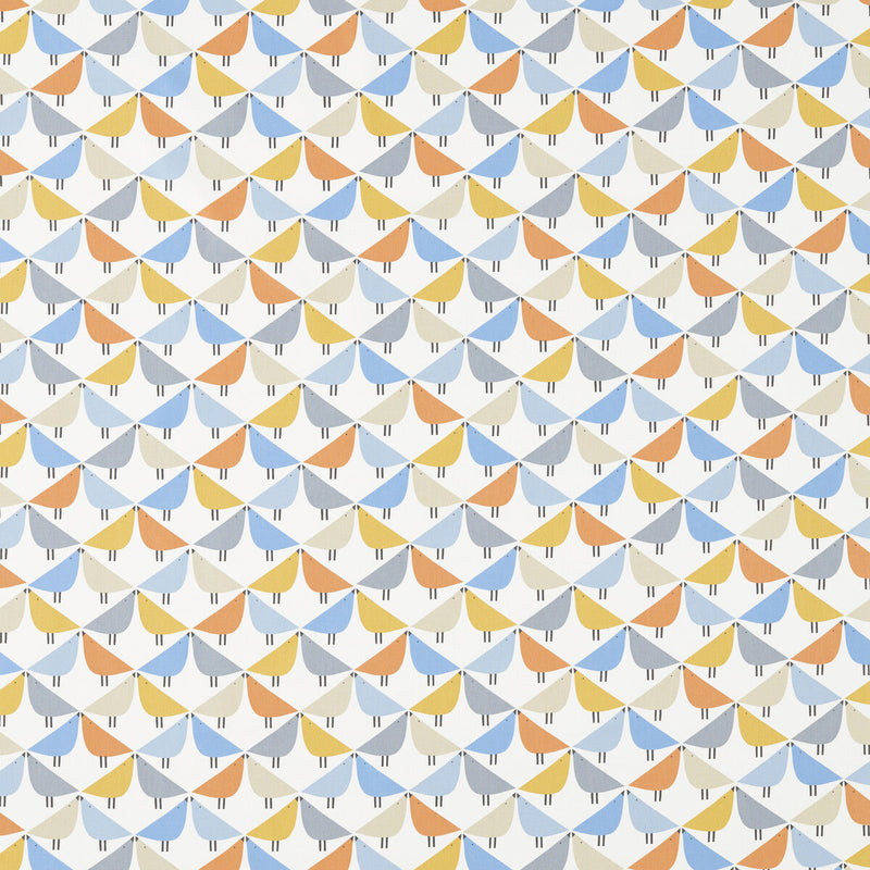 SCION - LINTU- SATSUMA/SKY/PEBBLE - Fabric by the Yard SATSUMA/SKY/PEBBLE