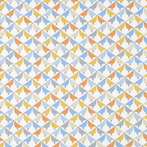 SCION - LINTU- SATSUMA/SKY/PEBBLE - Fabric by the Yard SATSUMA/SKY/PEBBLE