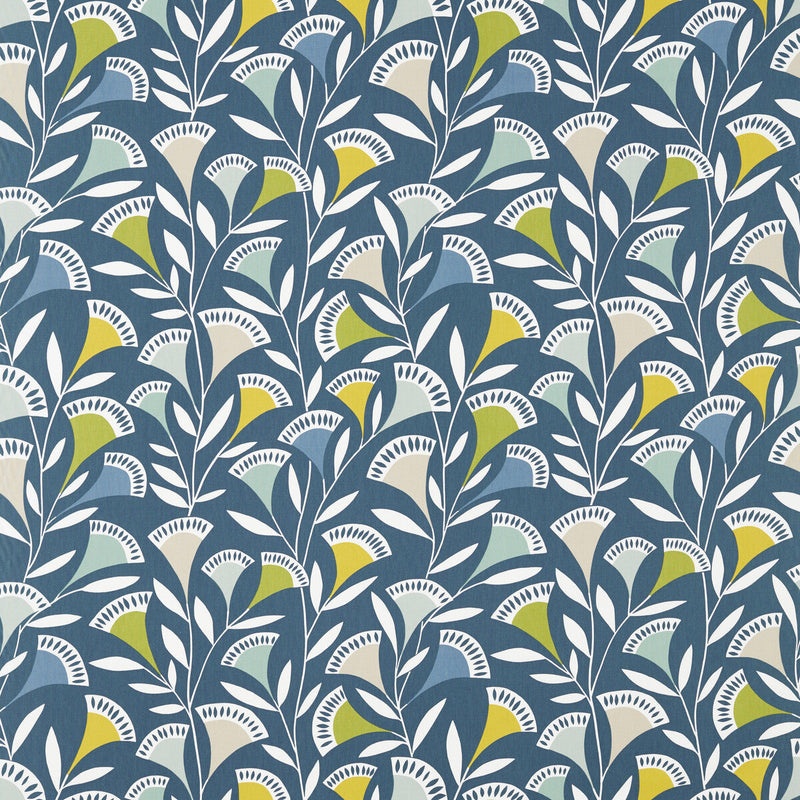 SCION - NOUKKU- MIST/KIWI/MIDNIGHT - Fabric by the Yard MIST/KIWI/MIDNIGHT