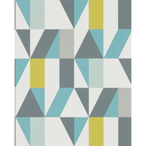 SCION - NUEVO WP- MARINE/MIDNIGHT/KIWI - Wallcovering by the Roll MARINE/MIDNIGHT/KIWI