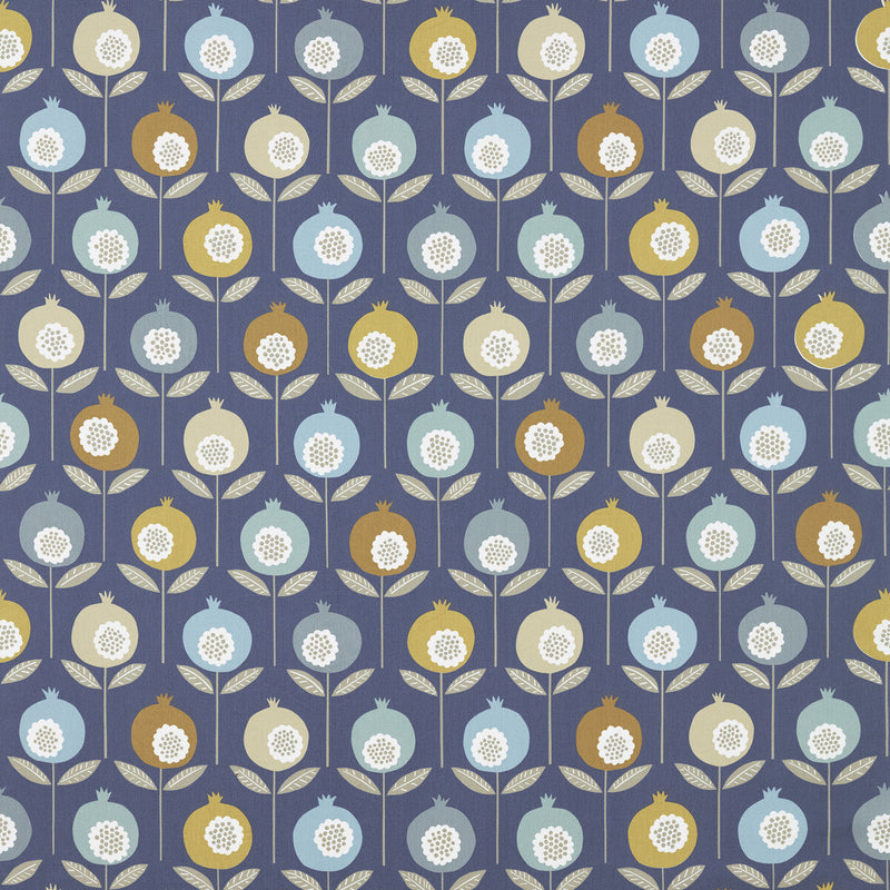 SCION - PEPINO- SKY/CINNAMON/INK - Fabric by the Yard SKY/CINNAMON/INK