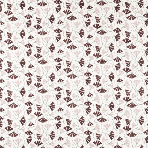 SCION - FRINGED POPPY - DUSK PINK/CHESTNUT - Fabric By The YARD