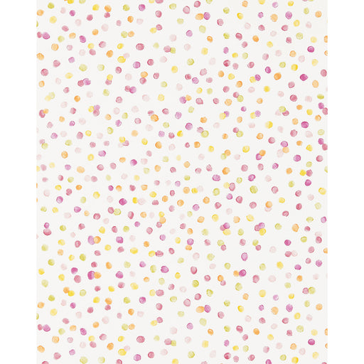 SCION - LOTS OF DOTS- BLANCMANGE/RASPBERRY/CITRUS - Wallcovering by the Roll BLANCMANGE/RASPBERRY/CITRUS