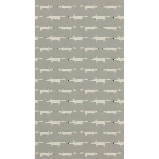 SCION - LITTLE FOX WP- SILVER - Wallcovering by the Roll SILVER